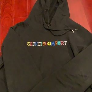 seek discomfort hoodie